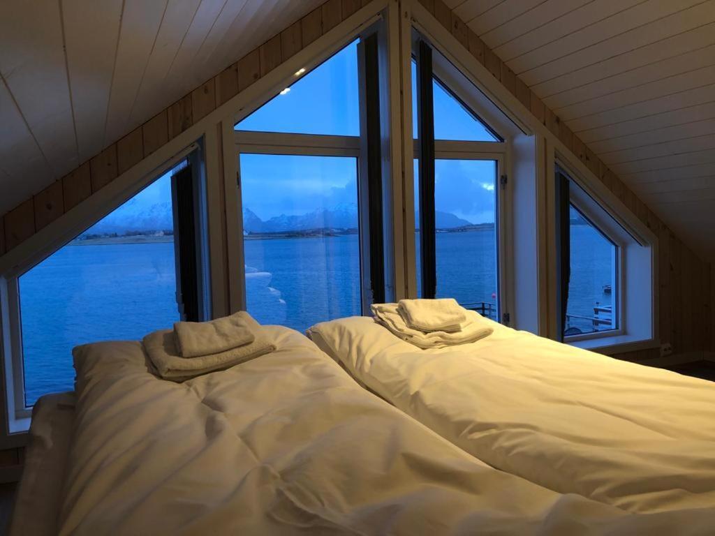 Rorbu Skreda Villa Leknes Ngoại thất bức ảnh